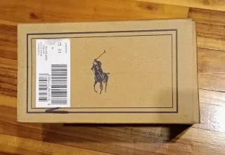 Caja cartón Polo Ralph Lauren de zapatillas vacía