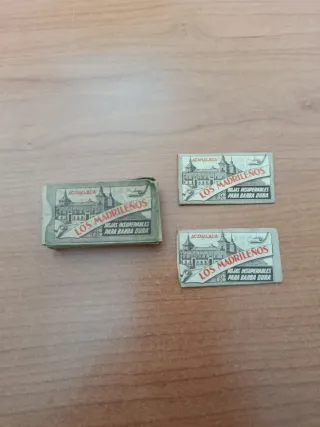 Lote 2 Hojas de Afeitar Los Madrileños.