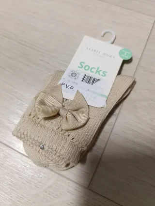 Pack 2 calcetines Ysabel Mora Niña Lazo