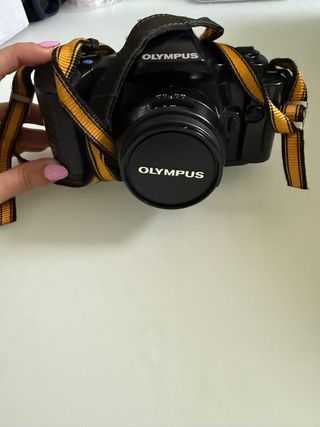 Olympus OM-101 Power Focus + Obiettivo + Flash T18