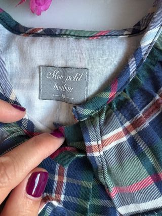Vestido Mon petit bonbon cuadros