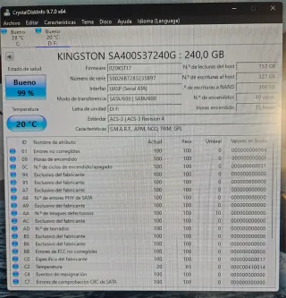 SSD Kingston 240GB Casi Nuevo