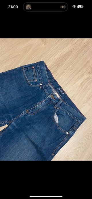 Pantalón recto azul marino Element