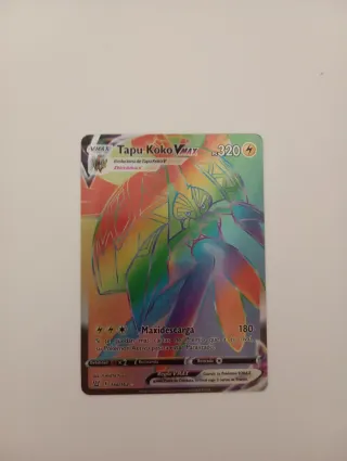 Cartas Pokémon VMAX Shiny, tambien por separado