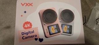 Cámara Digital 4K 64MP FHD Blanca