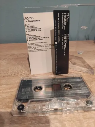 Cassetta AC/DC Let There Be Rock