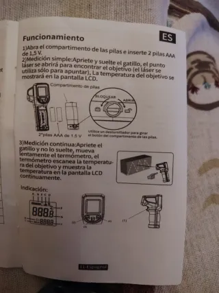 Pistola Termómetro Infrarrojo digital