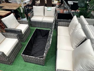 Conjunto terrazas y arcón