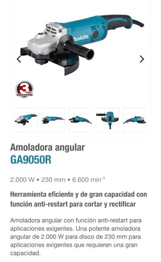 Radial Makita GA9050R 230mm