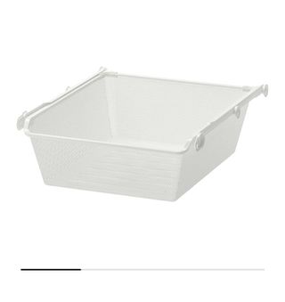 Cajón armario IKEA blanco con cristal