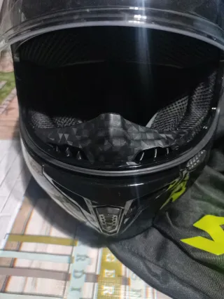 Casco integral moto AXXIS negro, totalmente nuevo
