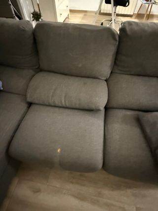 Sofá modular gris grande