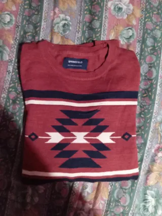 Jersey Springfield Niños Rojo Multicolor