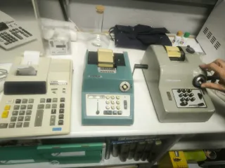 Calculadoras antiguas Olivetti