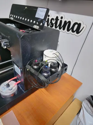 Impresora UVI A4 Negra con cabezal original epson