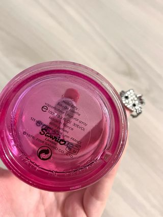 Boccetta Hello Kitty rosa e anello da Collezione