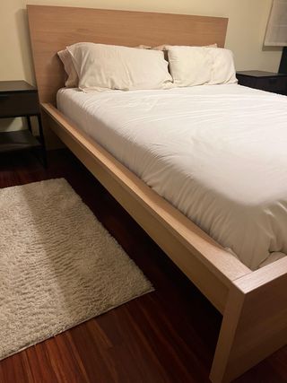 Estructura cama madera con 2 cajones