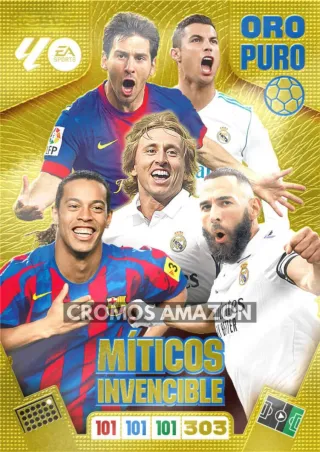 Cromos Míticos Invencibles EA Sports