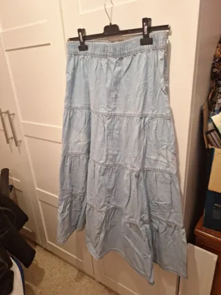Falda vaquera larga Talla 42