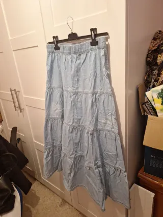 Falda vaquera larga Talla 42