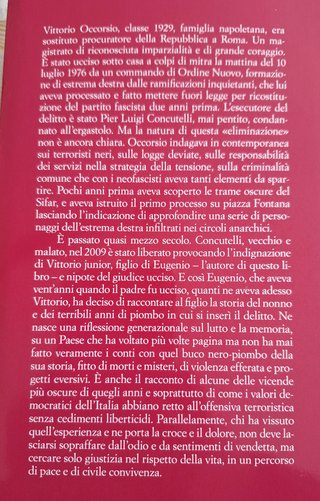 Non dimenticare, non odiare di Eugenio Occorsio