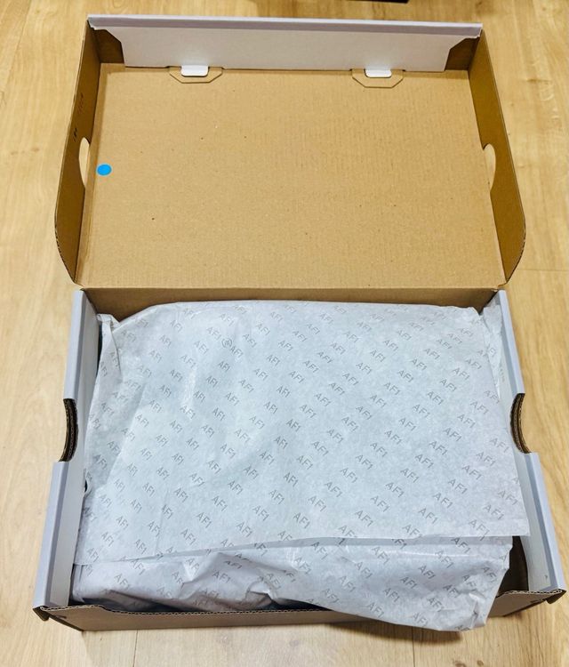 Nike Air Force 1 Talla 40 Blancas/Verde Oscuro