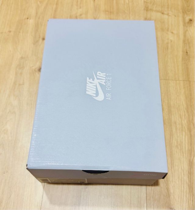 Nike Air Force 1 Talla 40 Blancas/Verde Oscuro