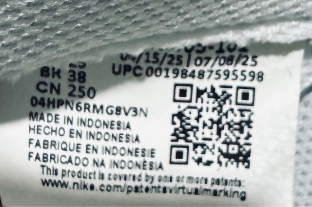 Nike Air Force 1 Talla 40 Blancas/Verde Oscuro