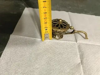 Porta incenso decorativo dorato