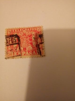 Sello Telegrafos España 50 céntimos