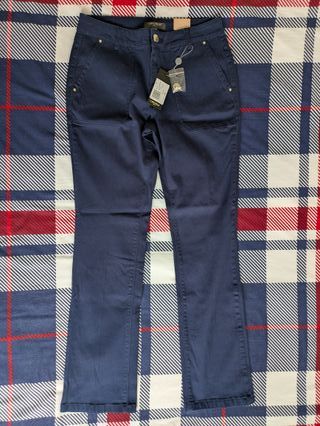 Pantaloni Camomilla Donna Taglia 46 Blu