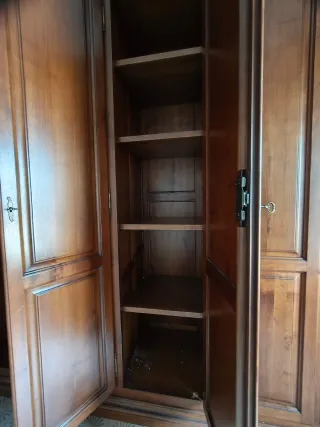 Armadio 5 ante legno massello