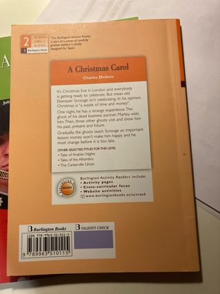4 libros en ingles com actividades
