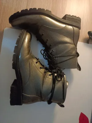Botas militares charol