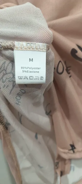 Body transparente estampado