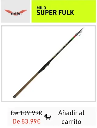 Canne da pesca MILO 4 M