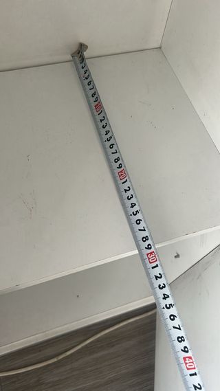 Mueble alto blanco de madera