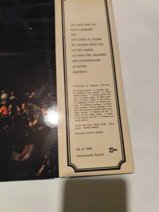 Vinile 33 giri Mina alla Bussola dal vivo