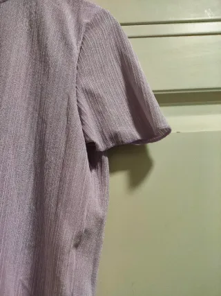 SHEIN - Camiseta corta lila