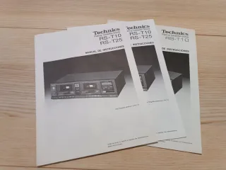 Manual Technics RS-T10 RS-T25 Original