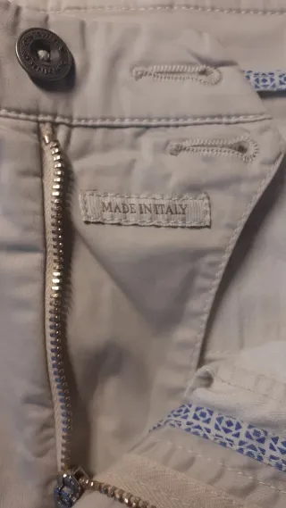 Bermudas B Settecento gris claro Slim Fit Talla M