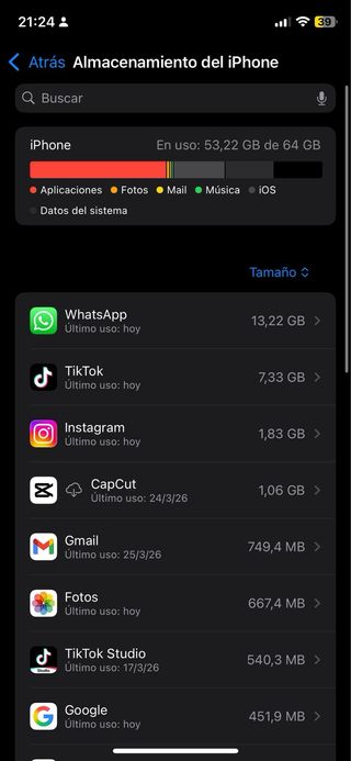 iPhone Xs 64GB dorado
