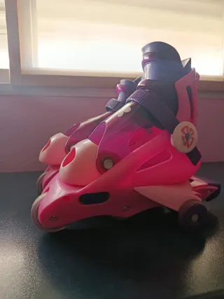 Patines Barbie rosas