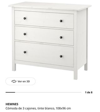 Cambiador Bebé compatible Ikea Hemnes