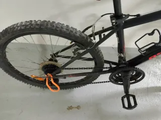 Bicicleta Btwin Rockrider Negra/Roja