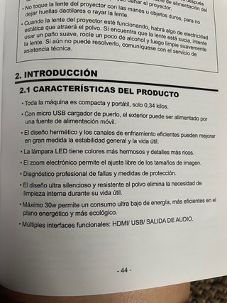 Proyector PVO Portátil