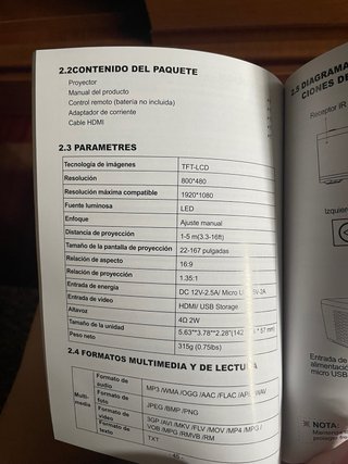 Proyector PVO Portátil