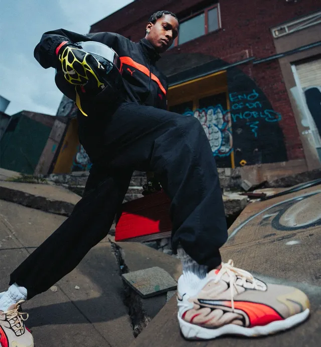 Zapatillas A$AP Rocky x Puma Inhale Summer Melon.