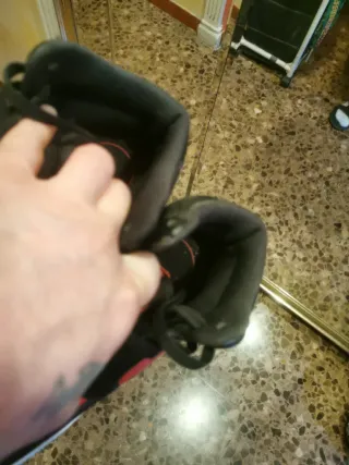 Nike Court Vision Mid Negro/Rojo