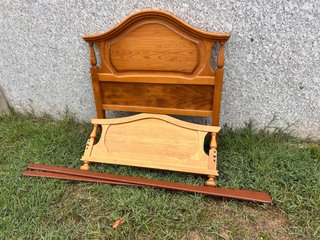 Cama madera castaño
